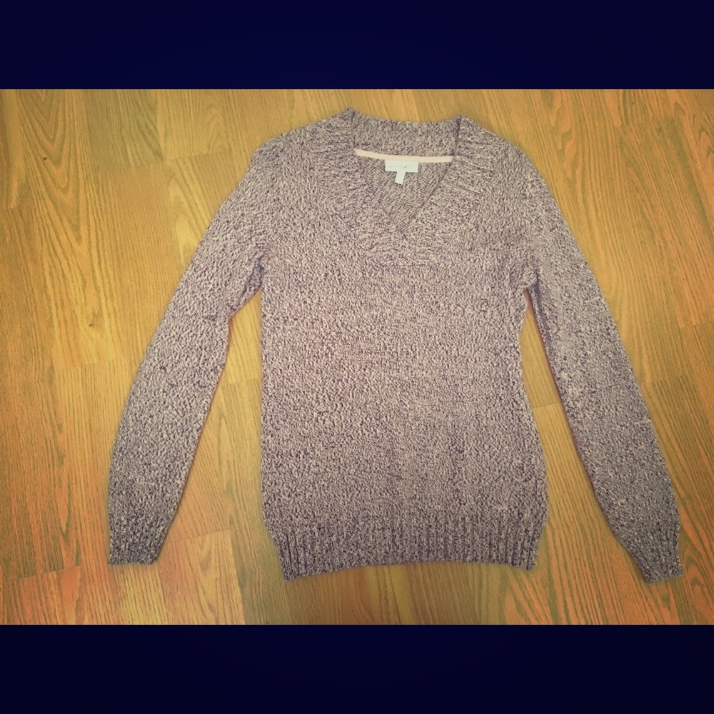 A v neck sweatshirt